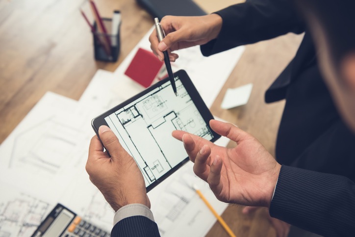 Floor plan for commercial building